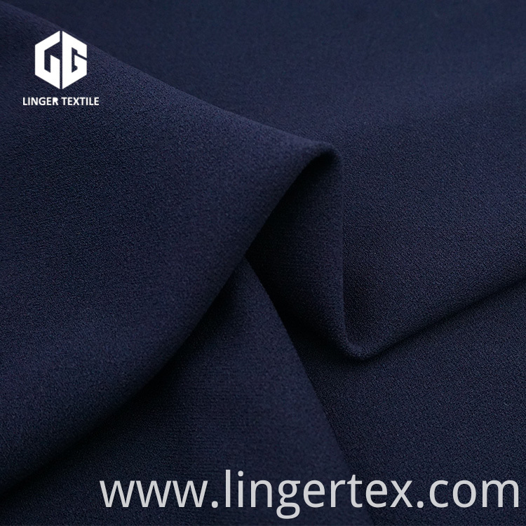 Polyester Elastane Crepe Knit Fabric